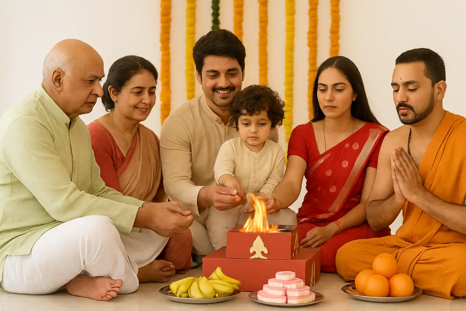 Arya Samaj Pandit Ji for Namkaran Havan Puja in Gurugram