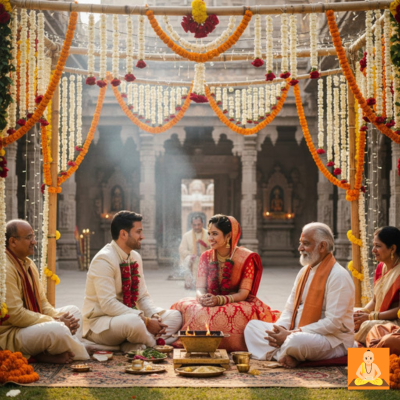 Traditional Arya Samaj marriage ceremony in Gurugram with expert Vedic scholars